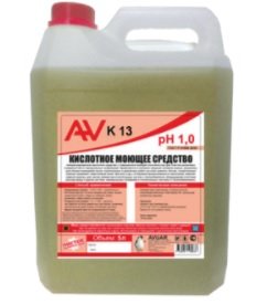Средство моющее высококонцентрированное для удаления сложных загрязнений AV K 13 5 л