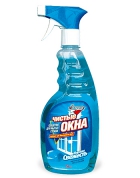 Средство Чистые Окна для мытья стекол Морская Свежесть с триггером 0,75 л, Золушка