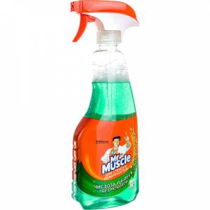 Средство для мытья стекол и зеркал Mr.Muscle Утренняя роса, с курком 530мл 1/12