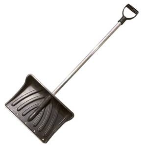 Лопата снегоуборочная 465х340 мм пласт.с алюм.черенком и Y руч.