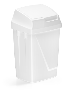 Ведро ACG 50 л., с плавающей крышкой, белое