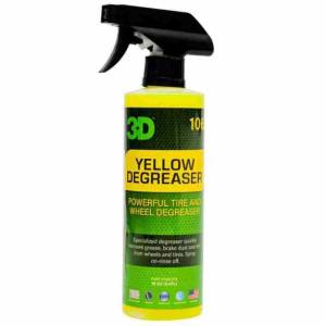 Удалитель тормозной пыли и жирных пятен c покрышек Yellow Degreaser 0,48 л 3D