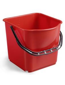 Ведро для тележек 25 л. ACG, красное
