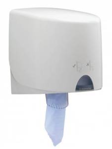 Диспенсер для рулонов с центральной подачей Aquarius, настенный, белый, Kimberly-Clark,