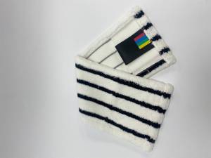 картинка насадки на швабру МОП ACG плоский "Микрофибра" жесткий абразив 50 см., карман + ушки