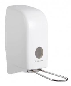 Диспенсер локтевой для жидкого пенного мыла Aquarius, белый, 1 л, Kimberly-Clark,