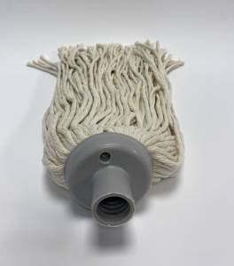 картинка насадки на швабру МОП ACG резьбовой хлопок 30 см 250 г белая