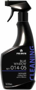 Средство моющее для стёкол и зеркал BLUE WINDOW, 500 мл, PRO-BRITE