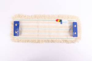 картинка насадки на швабру МОП плоский хлопок+микрофибра ТАФТИНГ 46 см кнопки под VDM ACG