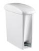 картинка Контейнер ACG 17 л. для мусора с педалью, белый 