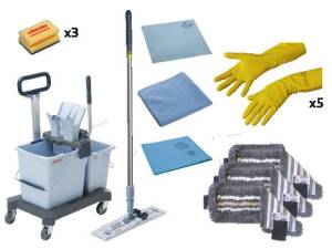 Набор №2 Выгодный старт с УльтраСпид Про для уборки типовых загрязнений Vileda Professional