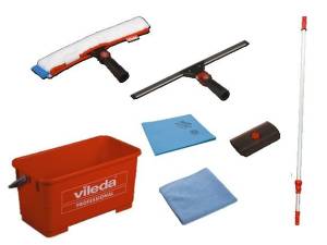 Набор №7 "Чистые окна с Эволюшн" для комплексной уборки окон Vileda Professional