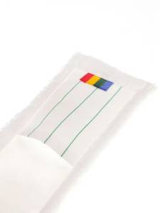 картинка насадки на швабру МОП ACG плоский "Микрофибра" 60 см  КАРМАН