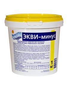 Средство для понижения pH "ЭКВИ-минус" порошок 1 кг 1/12