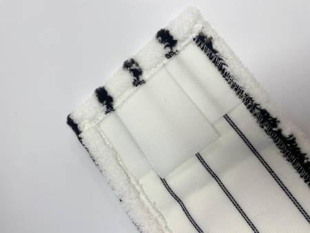 картинка МОП ACG плоский "Микрофибра" жесткий абразив 40 см., карман + ушки 