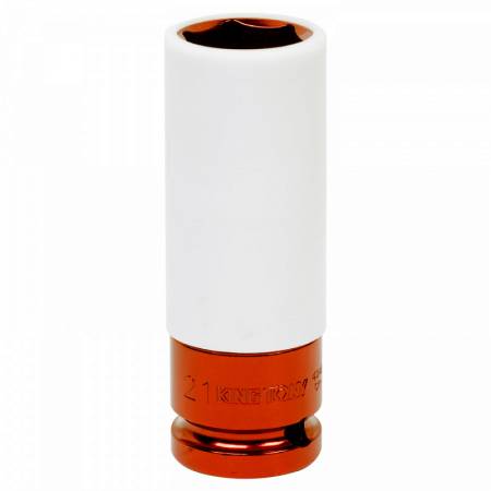 Головка торцевая ударная тонкостенная 21 мм (в пластике) KING TONY