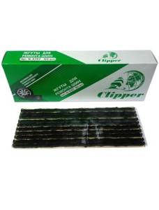 картинка Набор жгутов Clipper (чёрных тонких) 185 мм. (упаковка 50 шт.) для ремонты шин