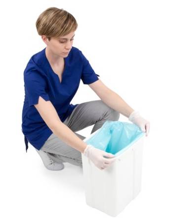 картинка Ведро ACG 25 л., с плавающей крышкой, белое 