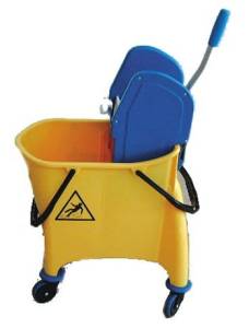 Тележка уборочная - ведро на колесах ACG 30л. с механическим отжимом