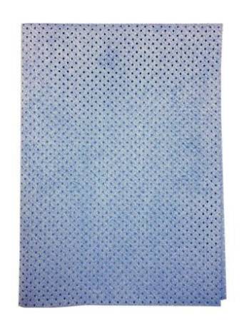 картинка Замша для авто искусственная перфорированная синяя SALPA 30, 55*40 см. (300гр./м) (короб 50 шт) 