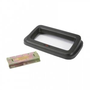 Крышка для контейнера ГЕО  29x49x7,5 см 690 гр открытая с креплением на стену, черная  Vileda