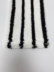 картинка насадки на швабру МОП плоский микрофибра 40 см жесткий абразив, люверсы под TTS ACG