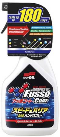 картинка Покрытие защитное для всех цветов кузова Fusso Spray 6 Months , 500 мл Soft 99