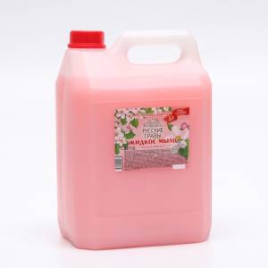 Мыло перламутровое жидкое Яблоневый Цвет 5 л, Русские Травы,