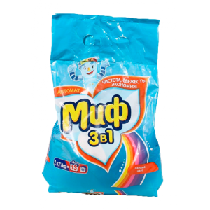 Стиральный порошок МИФ 2 кг Свежий цвет