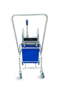 картинка Тележка уборочная БЕЗ ЛОГО 1 х 25л с отжимом, база хром