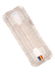 картинка насадки на швабру МОП плоский петлевой хлопок /пэф    50 см карман+стопа (ушки) ACG