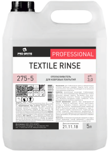 Ополаскиватель для ковровых покрытий TEXTILE RINSE, 5 л,  PRO-BRITE