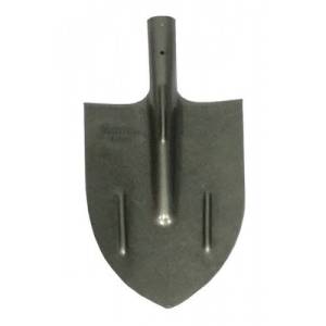 Лопата 40x25 см штыковая "РЕЛЬСОВАЯ СТАЛЬ" усиленная, с двумя ребрами жесткости