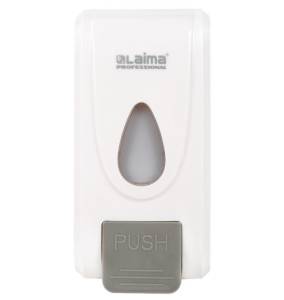 картинка Дозатор для жидкого мыла-пены 1 л, пластик, белый, LAIMA