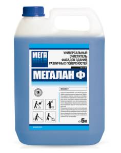 МЕГАЛАН Ф щелочной  очиститель фасадов зданий, различных поверхностей  5л