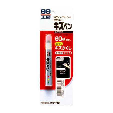 Краска-карандаш для заделки царапин KIZU PEN черный, карандаш, 20 г, Soft99