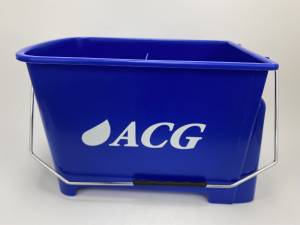 картинка Тележка - ведро ACG 20 л., двойное с отжимом, синие