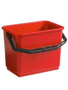 Ведро для тележек 8 л. ACG, красное