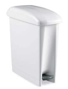 Контейнер ACG 17 л. для мусора с педалью, белый