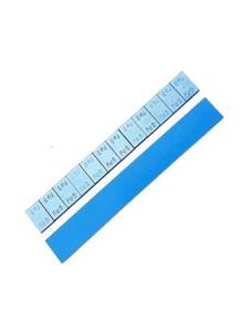 0093 Fe 50 Clipper Грузики для балансировки колес, самоклеющиеся, оцинкованные 60 гр. (12х5 гр.) синий скотч (уп. 50  шт.)