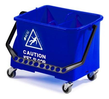 Ведро ACG 15 л. для мытья окон, на колесах