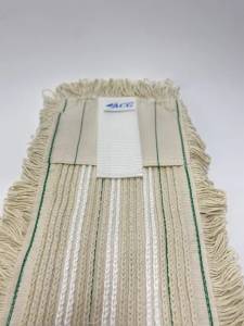 картинка насадки на швабру МОП ACG плоский хлопок+микрофибра 50 см. ушки+кармашки ТАФТИНГ
