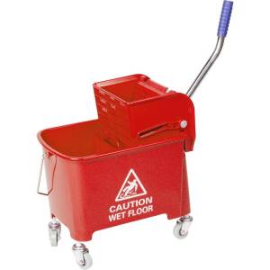 картинка Ведро ACG уборочное на колесах 20л с отжимом двойное КРАСНОЕ 1/1/30