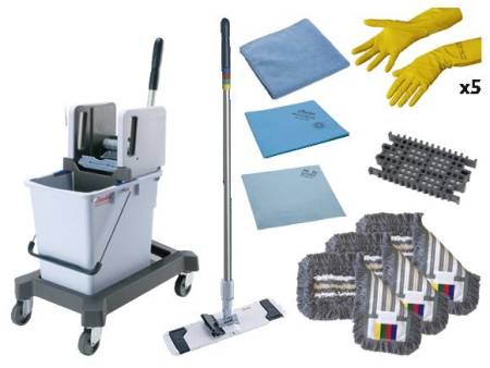 Набор №5 Выгодный старт с КомбиСпид Про для уборки типовых загрязнений Vileda Professional