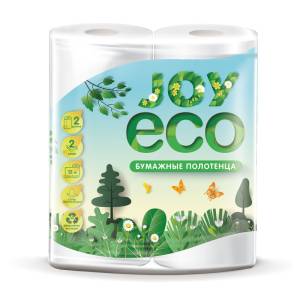 Полотенца бумажные 2сл 2 рул/упак 12 м Joy Eco