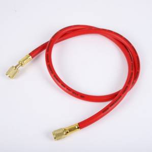 Шланг заправочный красный 1,2  м для фреона R134a