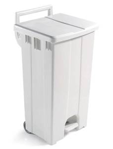 Бак ACG 90 л. для мусора с педалью, светло-серый