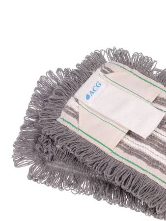 картинка МОП ACG плоский хлопок+микрофибра 50 см. ушки+кармашки ТАФТИНГ Эконом темный  (см. 1015209) 