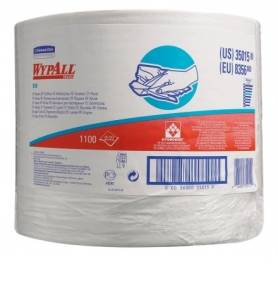 Материал протирочный в рулонах WypAll X50, белый, 1100 листов, Kimberly-Clark