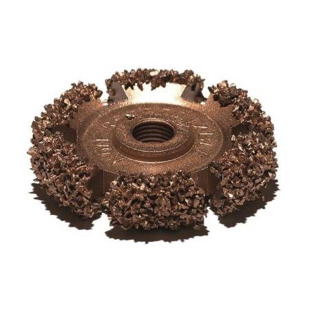 Абразив-круг с резьбой для пневмодрели 50х13 мм, зерно 36, Clipper